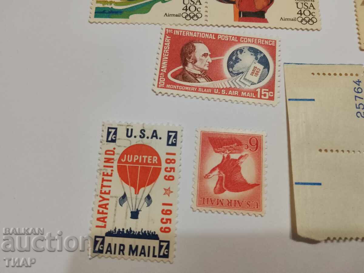 Пощенски марки САЩ -0.01ст - 6 Пощенски марки САЩ -0.01ст - 6