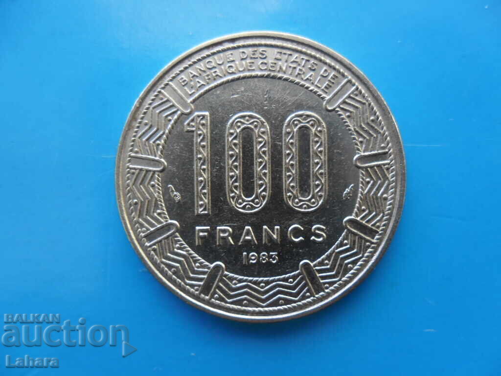 100 franci 1983, Africa Centrală 100 franci 1983, Africa Centrală