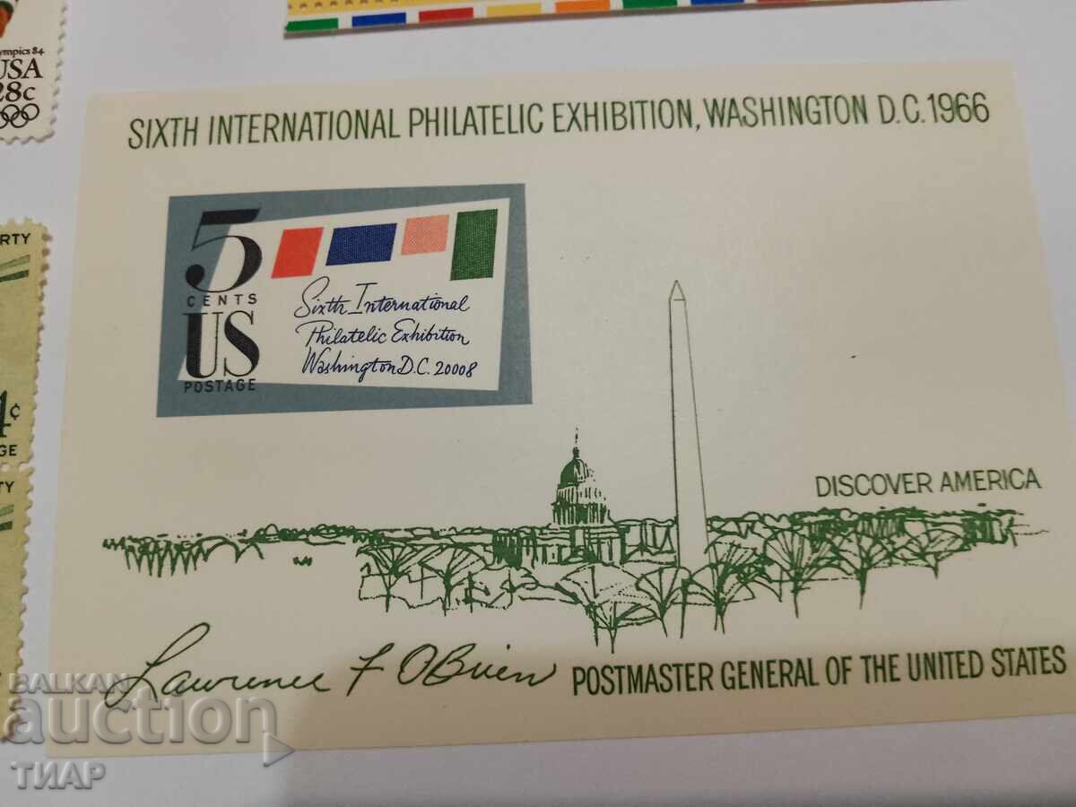 Пощенски марки САЩ -0.01ст - 5 Пощенски марки САЩ -0.01ст - 5