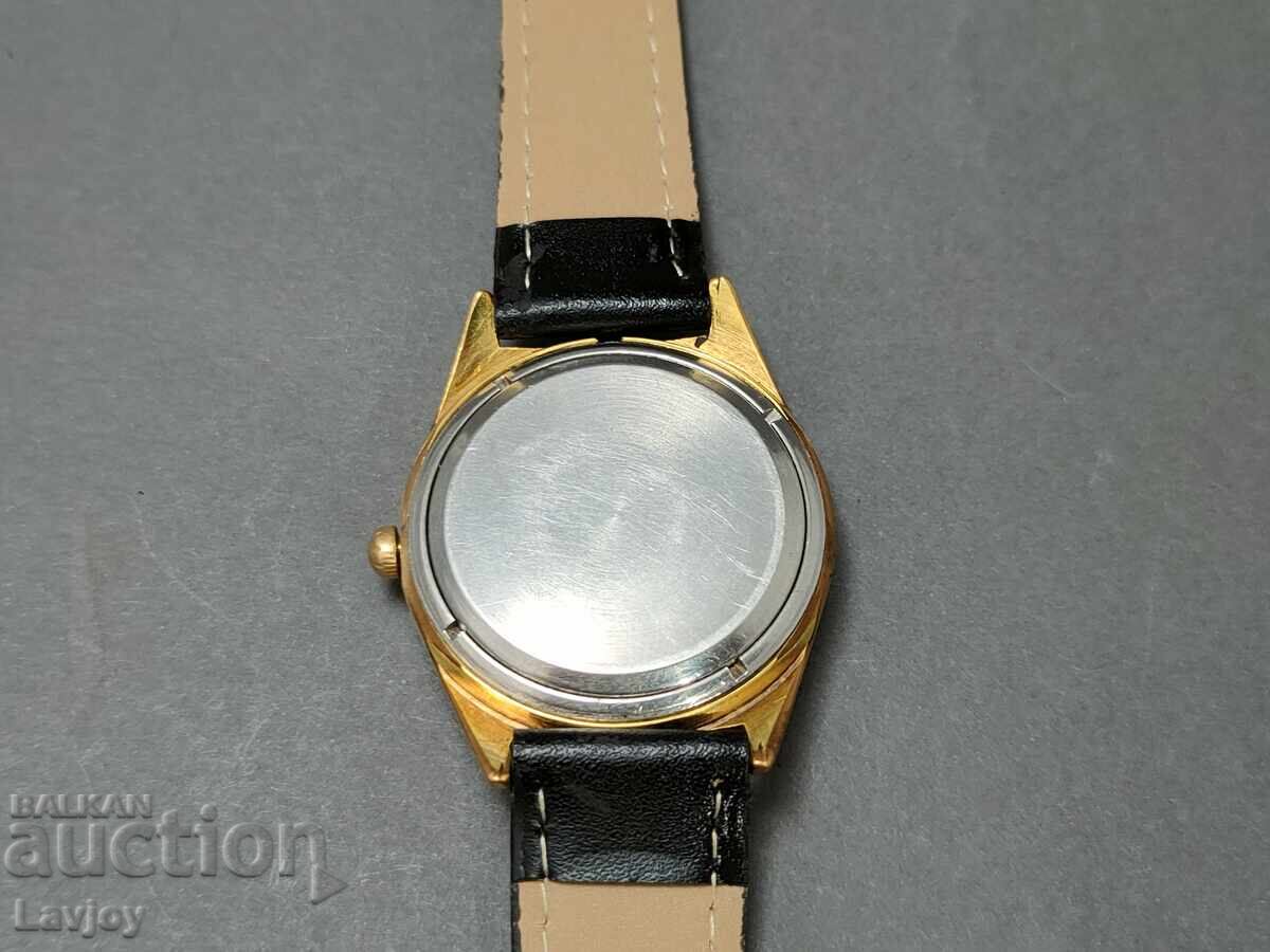 Ръчен часовник Полет Poljot Гагарин позлатен - 6