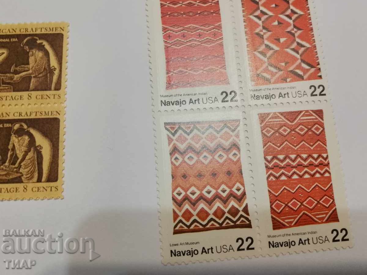 Пощенски марки САЩ -0.01ст - 5 Пощенски марки САЩ -0.01ст - 5