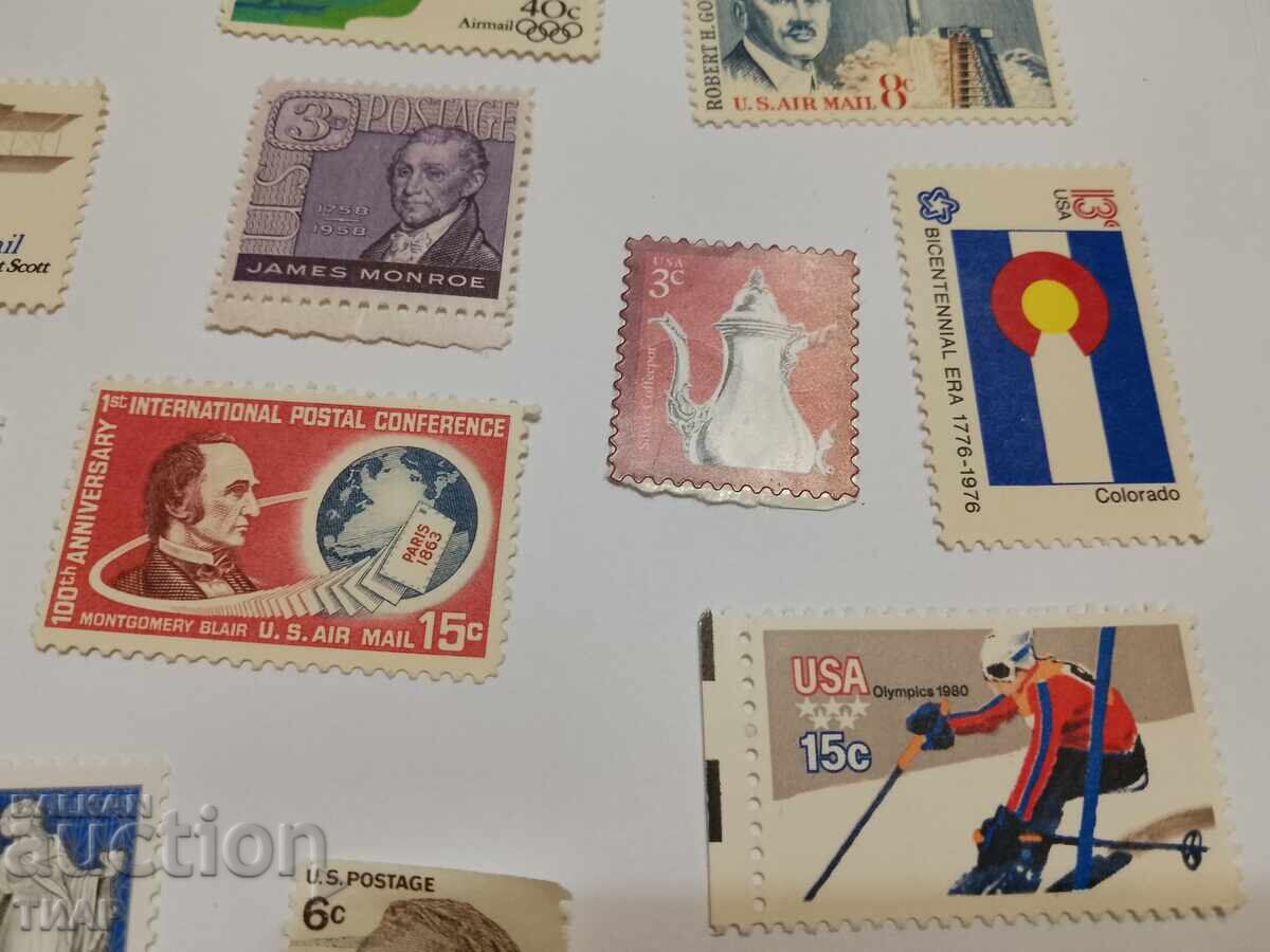 Аукцион Пощенски марки САЩ -0.01ст
