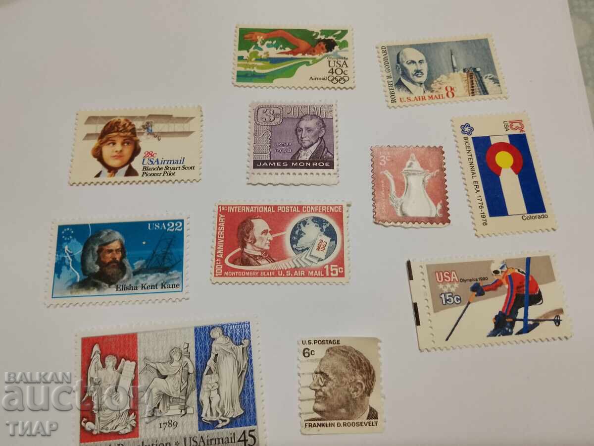 Пощенски марки САЩ -0.01ст