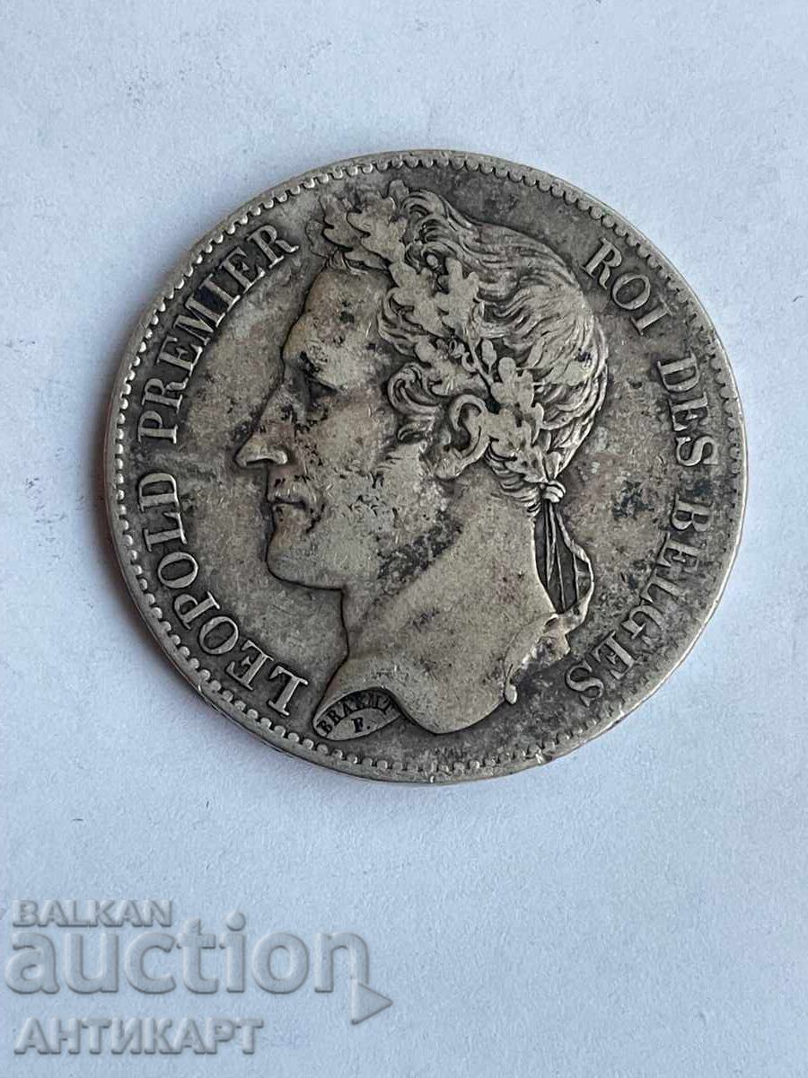 Belgium Rare Silver Coin 5 Francs 1849 Silver Leopold I with price 85.00 BGN | € 43.46 Belgium Rare Silver Coin 5 Francs 1849 Silver Leopold I with price 85.00 BGN | € 43.46