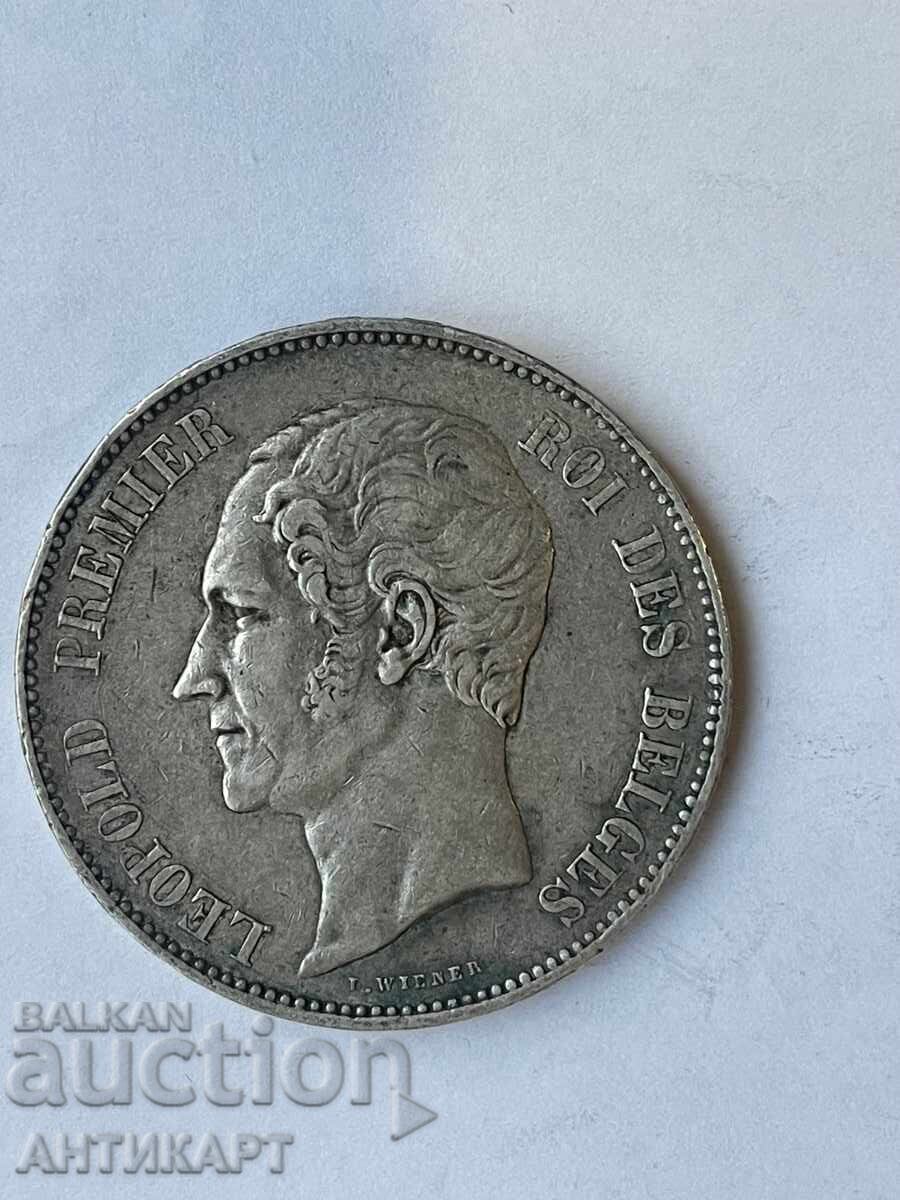 #2 Belgium Rare Silver Coin 5 Francs 1849 Silver Leop. I with price 85.00 BGN | € 43.46 #2 Belgium Rare Silver Coin 5 Francs 1849 Silver Leop. I with price 85.00 BGN | € 43.46