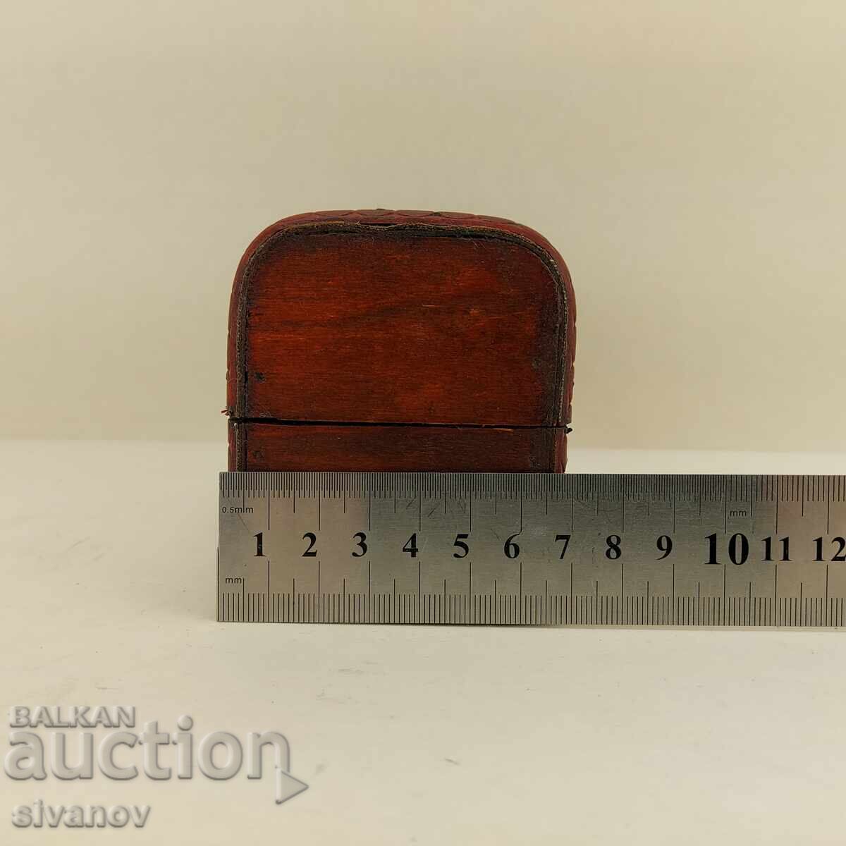 Παλιό ξύλινο κουτί κοσμημάτων #4662 - 6