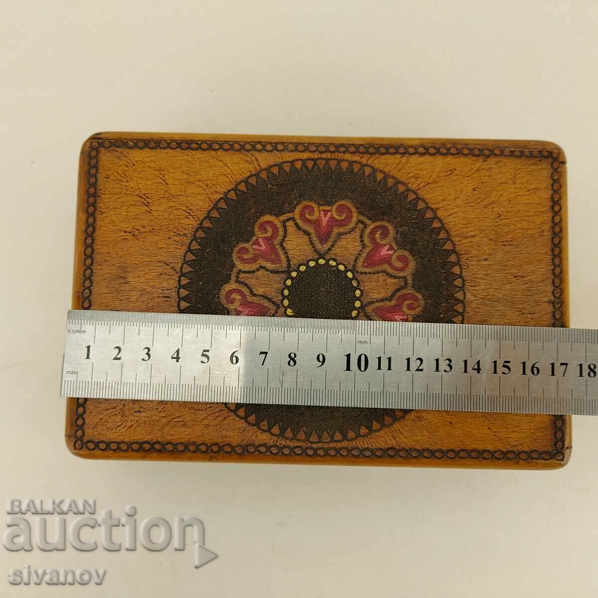 Old wooden jewelry box #4664 - 5