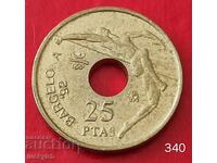 25 pesetas 1991 - Spania