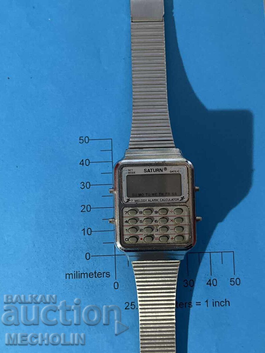 Saturn 20 Calculator Watch Saturn 20 Calculator Watch