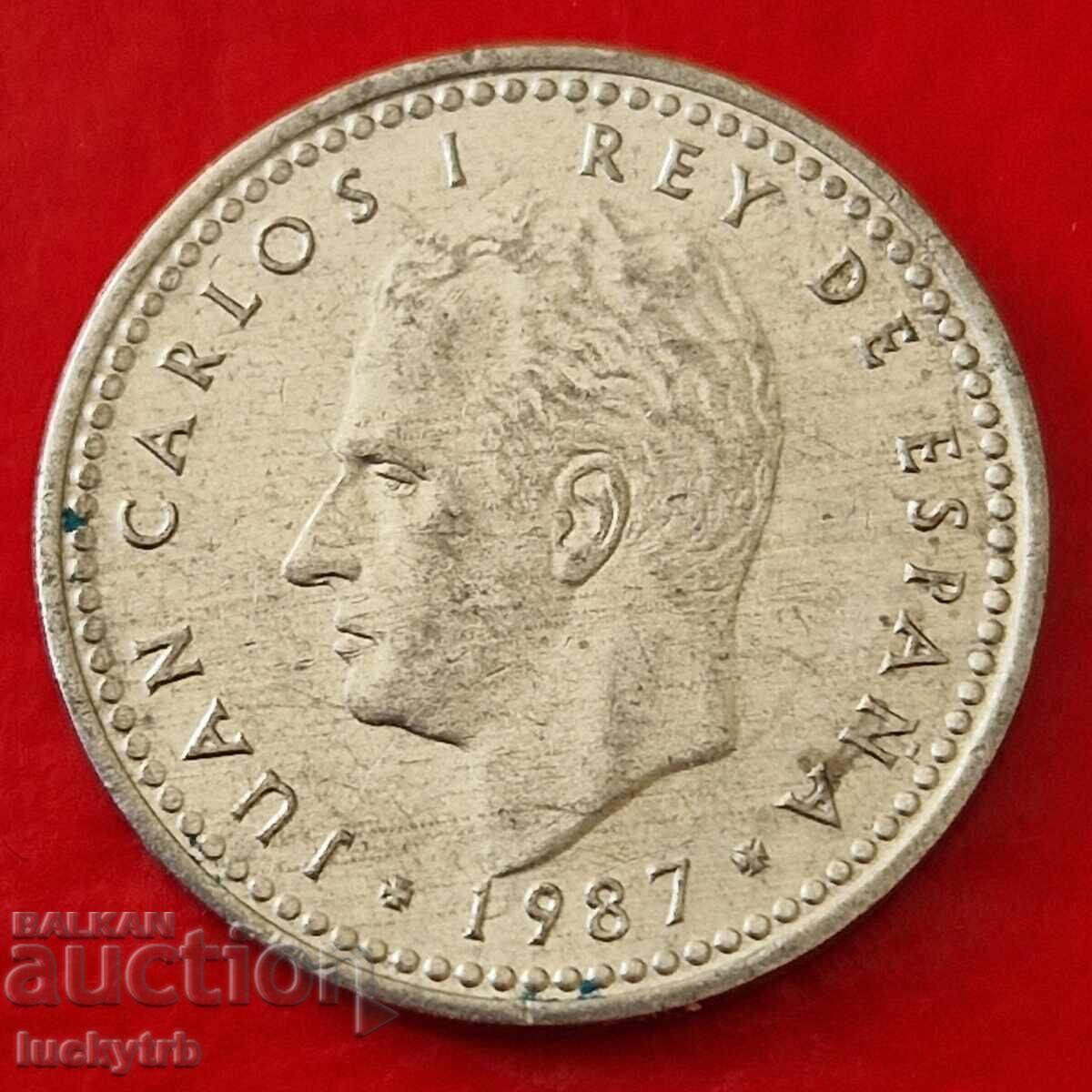 1 peseta 1987 - Spania cu preț € 0.20 | 0.39 BGN