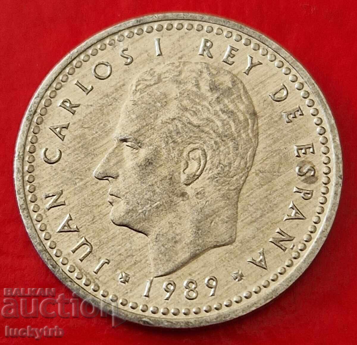 1 peseta 1989 - Spania cu preț € 0.30 | 0.59 BGN