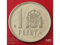 1 peseta 1989 - Spain