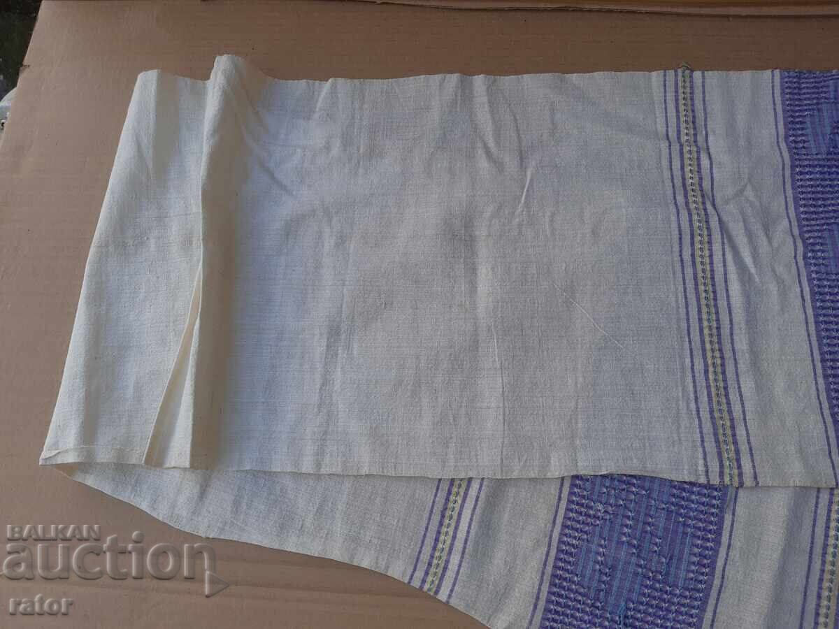 Δημοπρασία Αυθεντικό υφαντό κεναρένιο μαντήλι με δαντέλα, τελετουργικό μαντήλι Δημοπρασία Αυθεντικό υφαντό κεναρένιο μαντήλι με δαντέλα, τελετουργικό μαντήλι