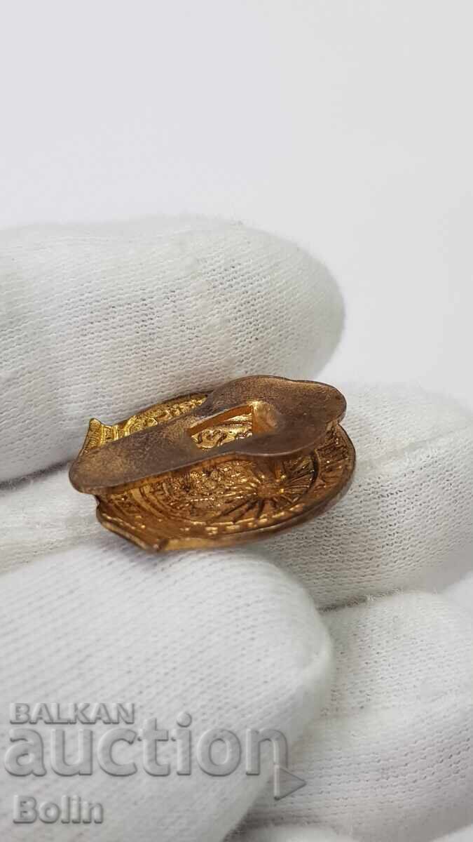 Rare Royal Badge of the Union of Drink Sellers Bulgaria - 5