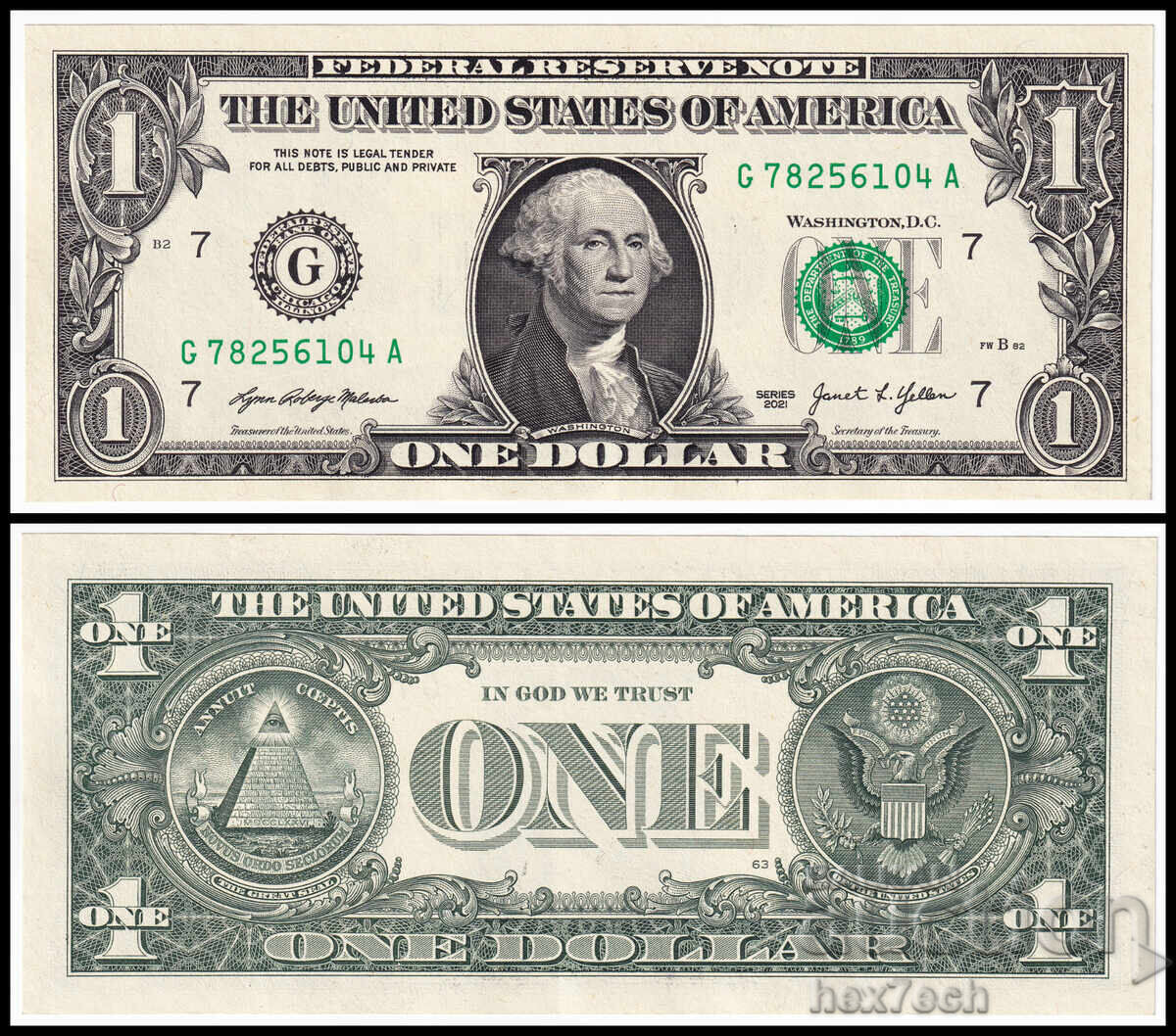 ❤️ ⭐ ΗΠΑ 2021 1 δολάριο Σικάγο G ⭐ ❤️