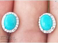 CERCEI DE ARGINT CU TURCOAZ (ARIZONA, SUA)