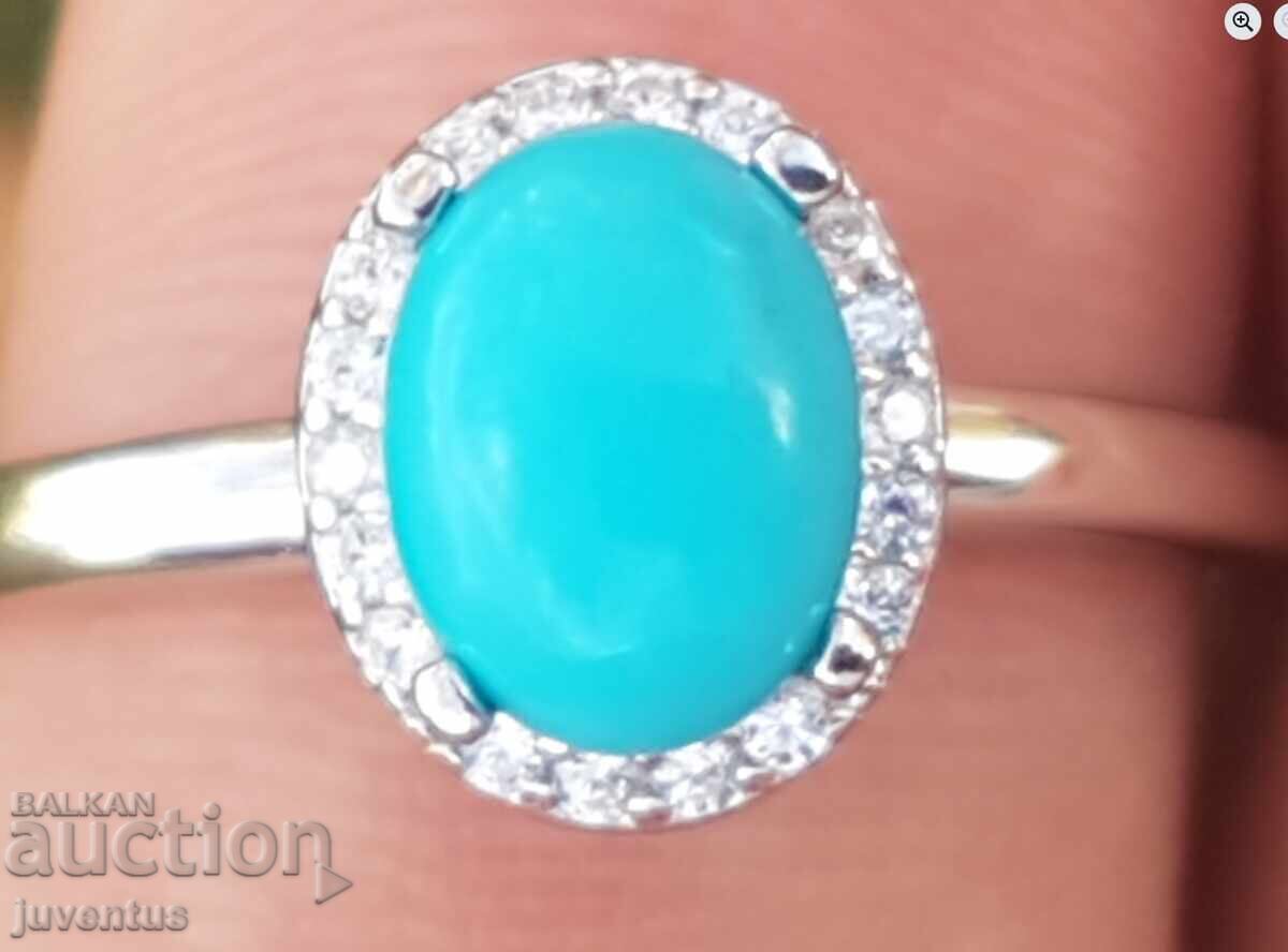 ΑΡΓΥΡΟ ΔΑΧΤΥΛΙΔΙ ΜΕ ΤΙΡΚΟΥΑΖ (ΑΡΙΖΟΝΑ, ΗΠΑ)