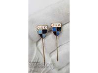 2 rare royal badges, sign, football badge - two colors