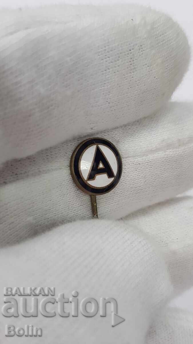 Semn de fotbal țarist, ecuson "A" fotbal, echipă - 5 Semn de fotbal țarist, ecuson "A" fotbal, echipă - 5