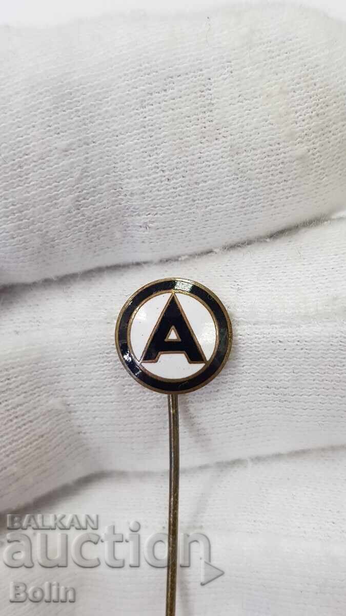 Semn de fotbal țarist, ecuson "A" fotbal, echipă Semn de fotbal țarist, ecuson "A" fotbal, echipă