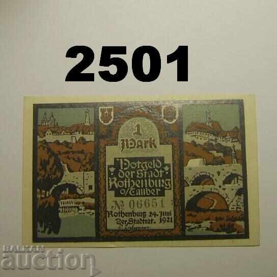 Rothenburg 1 marcă 1921 Germania cu preț 2.00 BGN | € 1.02 Rothenburg 1 marcă 1921 Germania cu preț 2.00 BGN | € 1.02
