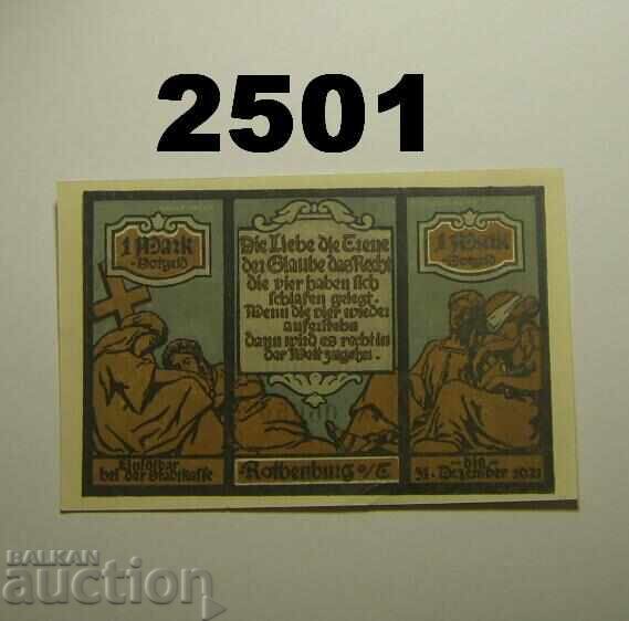 Rothenburg 1 marcă 1921 Germania Rothenburg 1 marcă 1921 Germania