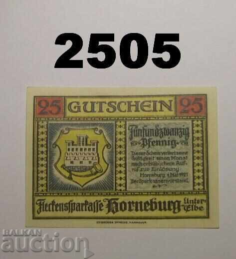 Horneburg 25 pfennig 1921 Γερμανία