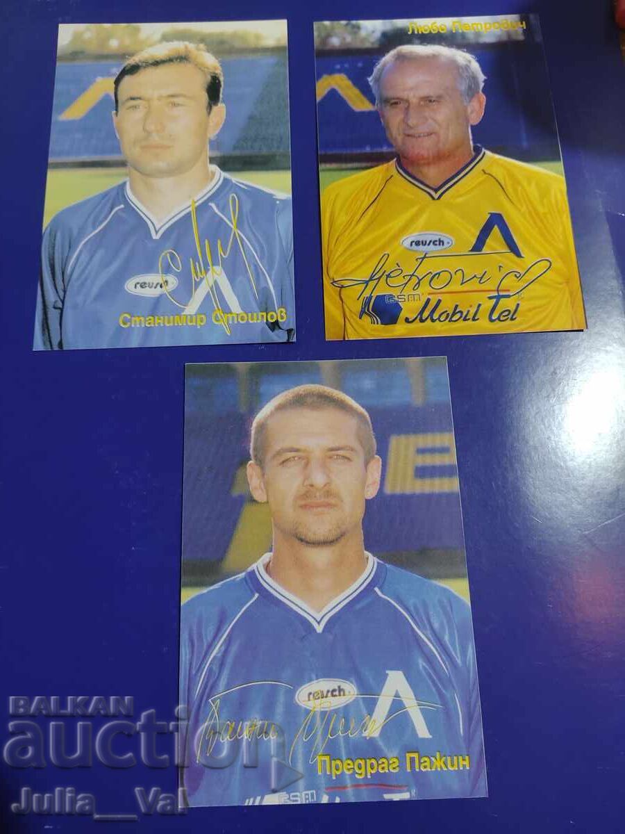 Licitație PFC Levski - 11 cărți poștale cu autografe Licitație PFC Levski - 11 cărți poștale cu autografe