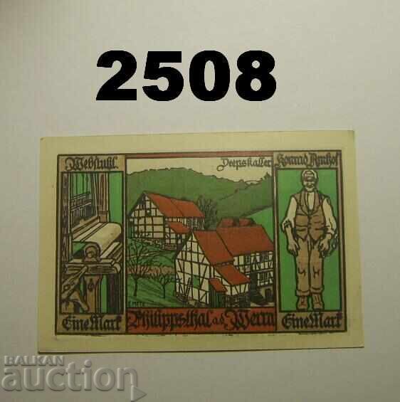 Philippsthal 1 mark 1921 Germany with price 2.00 BGN | € 1.02