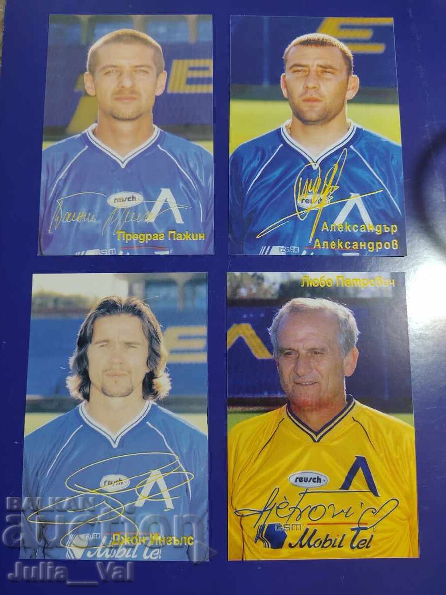 PFC Levski - 8 cărți poștale cu autografe cu preț 5.06 BGN | € 2.59 PFC Levski - 8 cărți poștale cu autografe cu preț 5.06 BGN | € 2.59