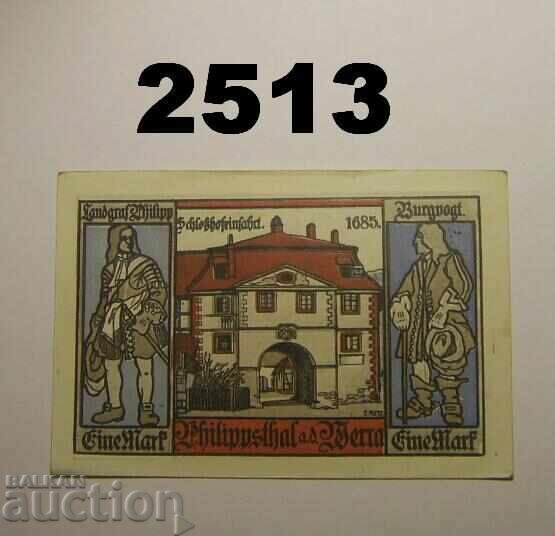 Φιλιπστάλ 1 μάρκο 1921 Γερμανία με τιμή 2.00 BGN | € 1.02