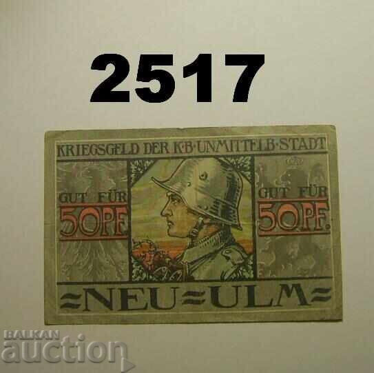 Νόι-Ουλμ 50 pfennig 1918 με τιμή 1.50 BGN | € 0.77
