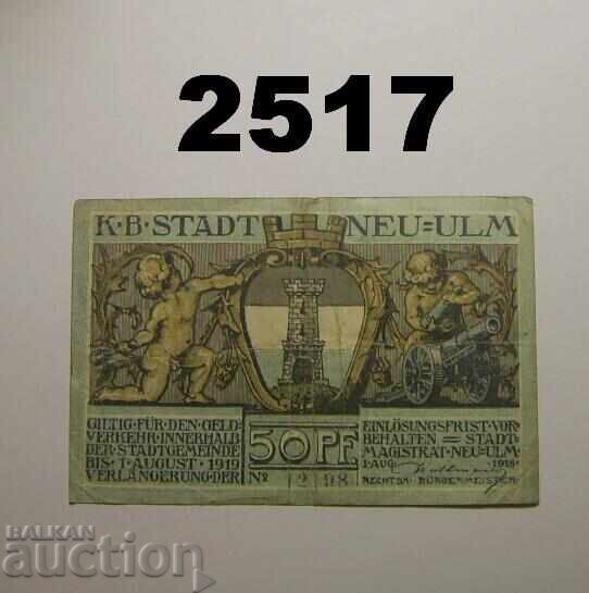 Νόι-Ουλμ 50 pfennig 1918
