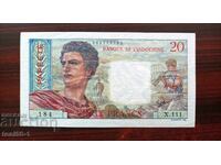Таити 20 франка 1963