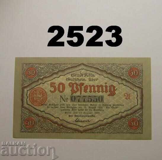 Köln 50 pfennig 1922 Germania