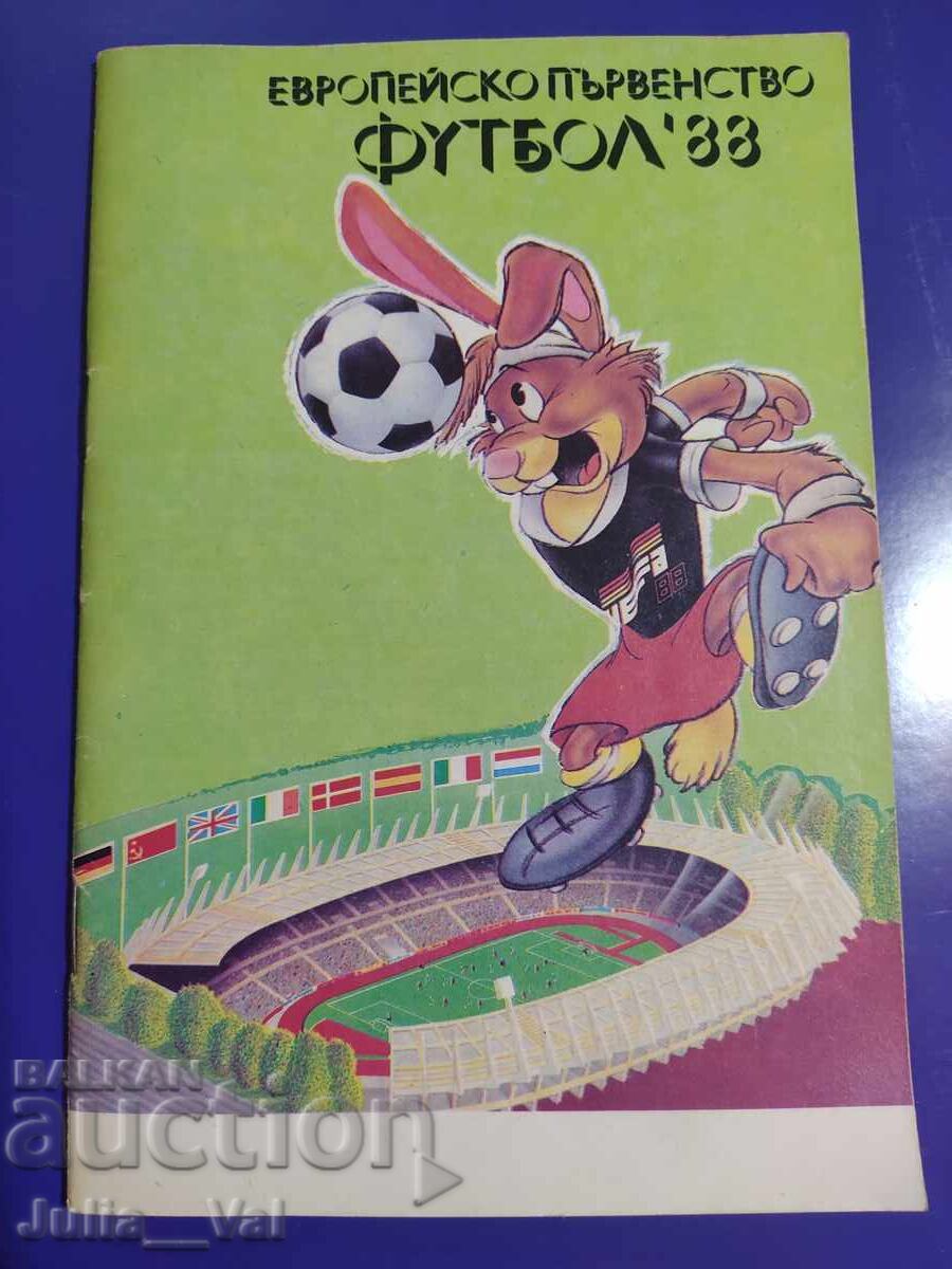 Campionatul European de Fotbal 1988 - program