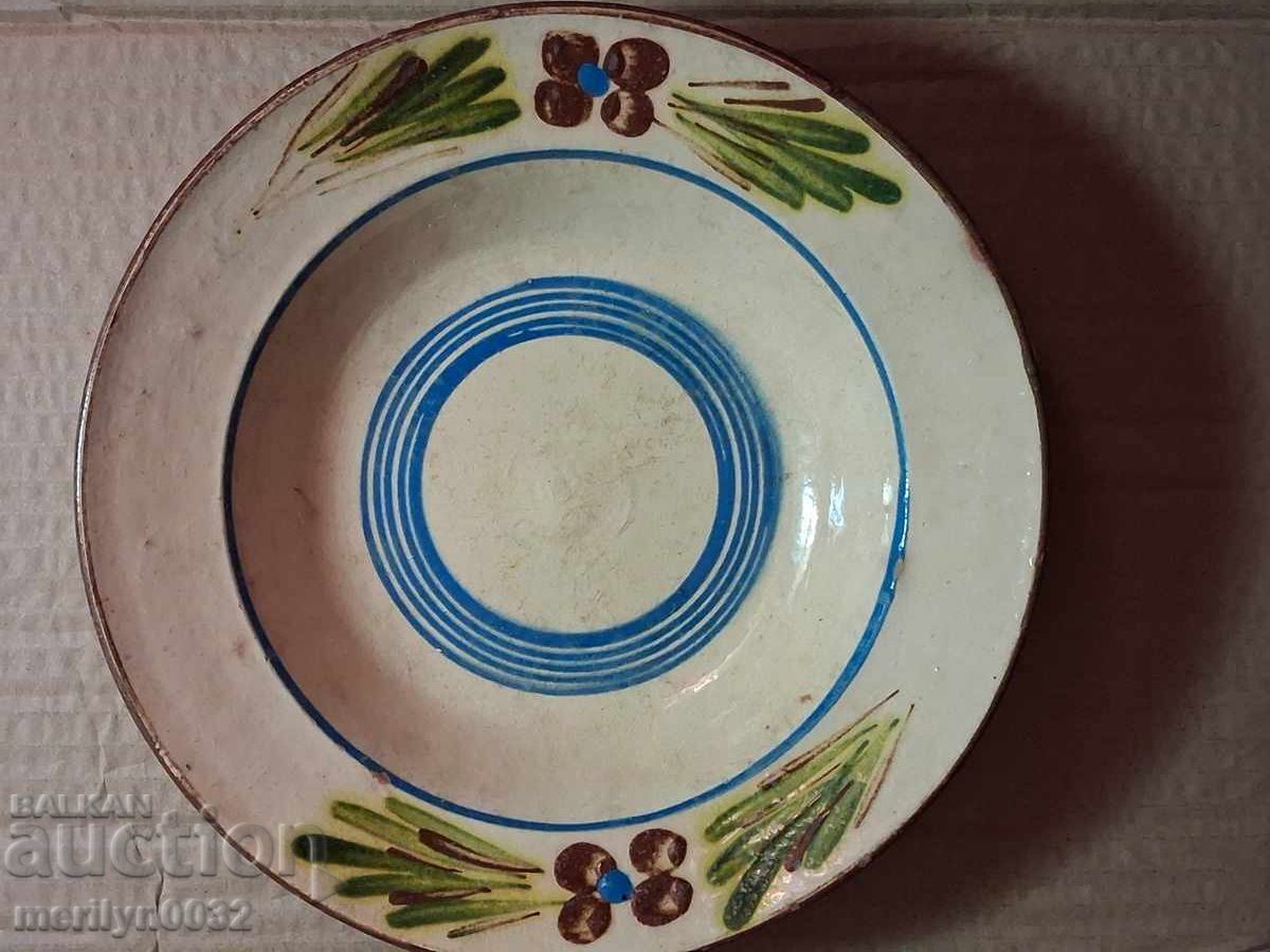 Old clay pot, pottery, plate