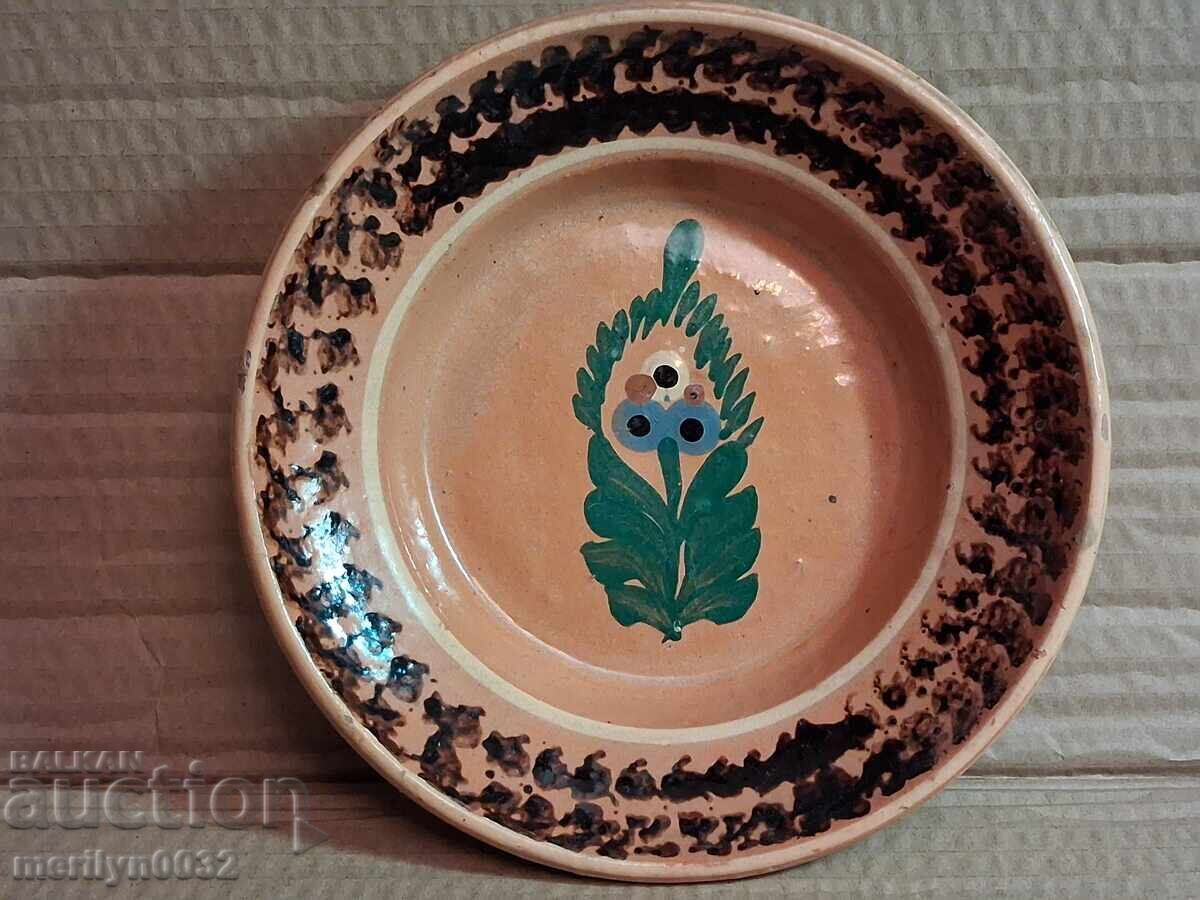 Old clay pot, pottery, plate
