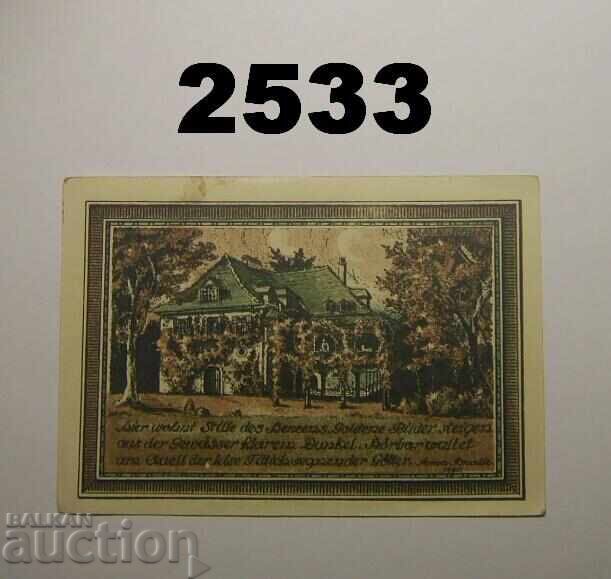 Τίφουρτ 25 πφένιγκ 1921 Γερμανία με τιμή 2.00 BGN | € 1.02