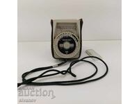 Vechi fotometru sovietic Leningrad 4 cu husă de piele #4704