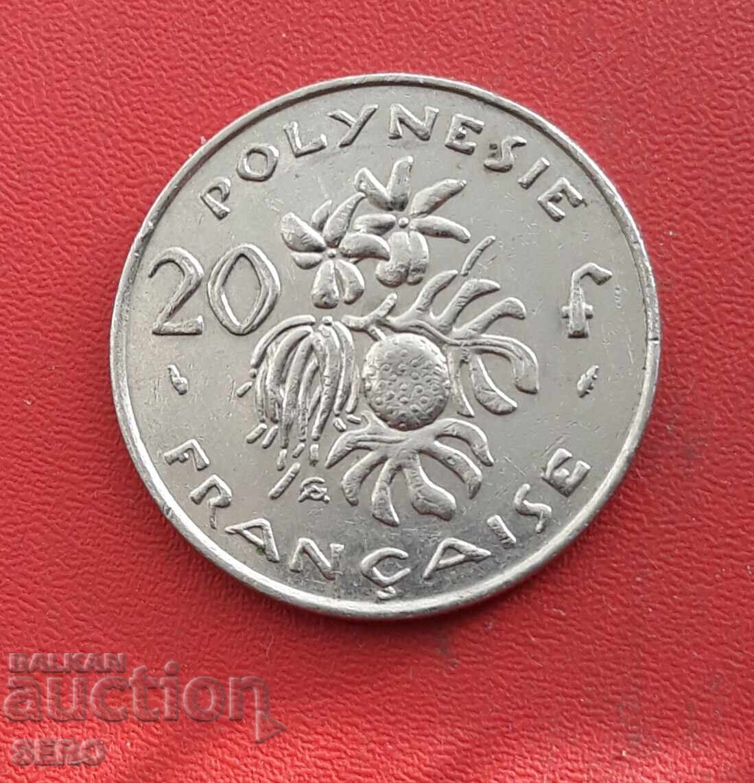 French Polynesia - 20 Francs 1986 French Polynesia - 20 Francs 1986