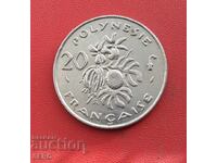 French Polynesia - 20 Francs 1986