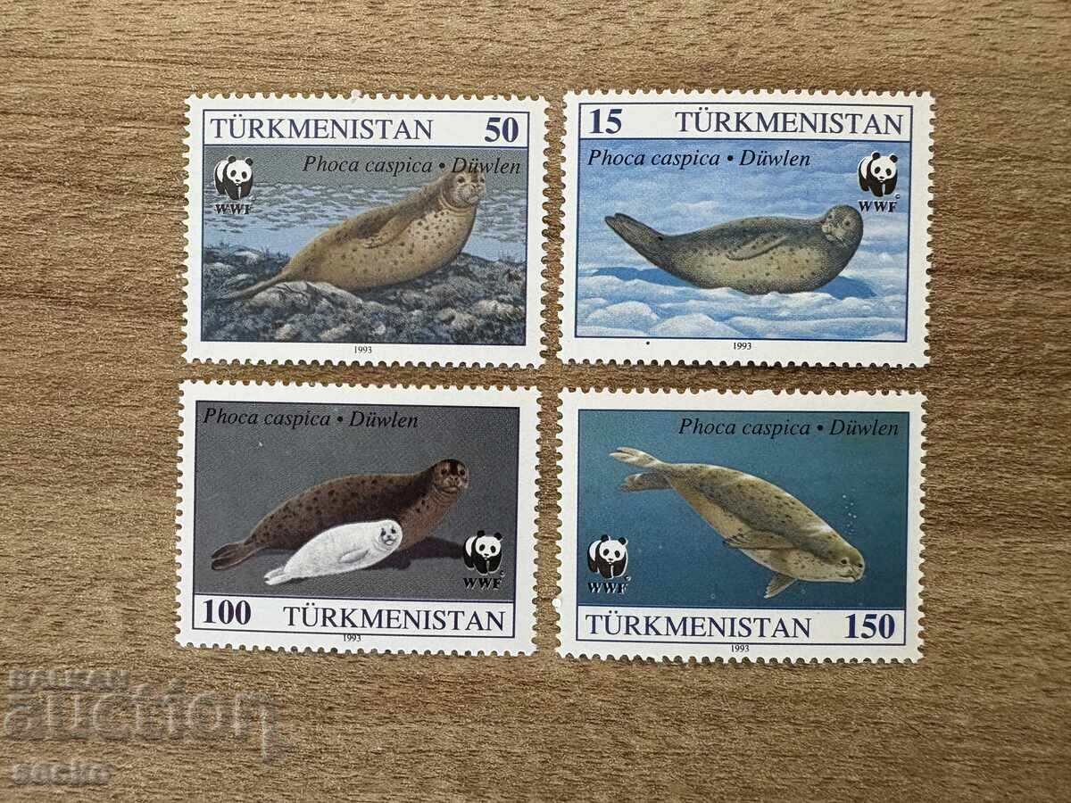 Turkmenistan - Focă Caspică (1993) MNH Turkmenistan - Focă Caspică (1993) MNH