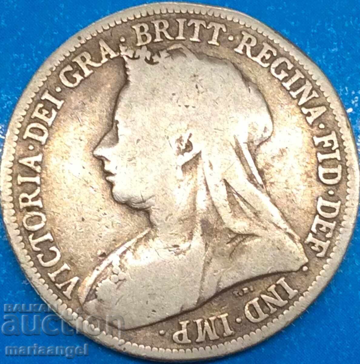 Great Britain 1 Shilling 1897 Victoria Silver - 5