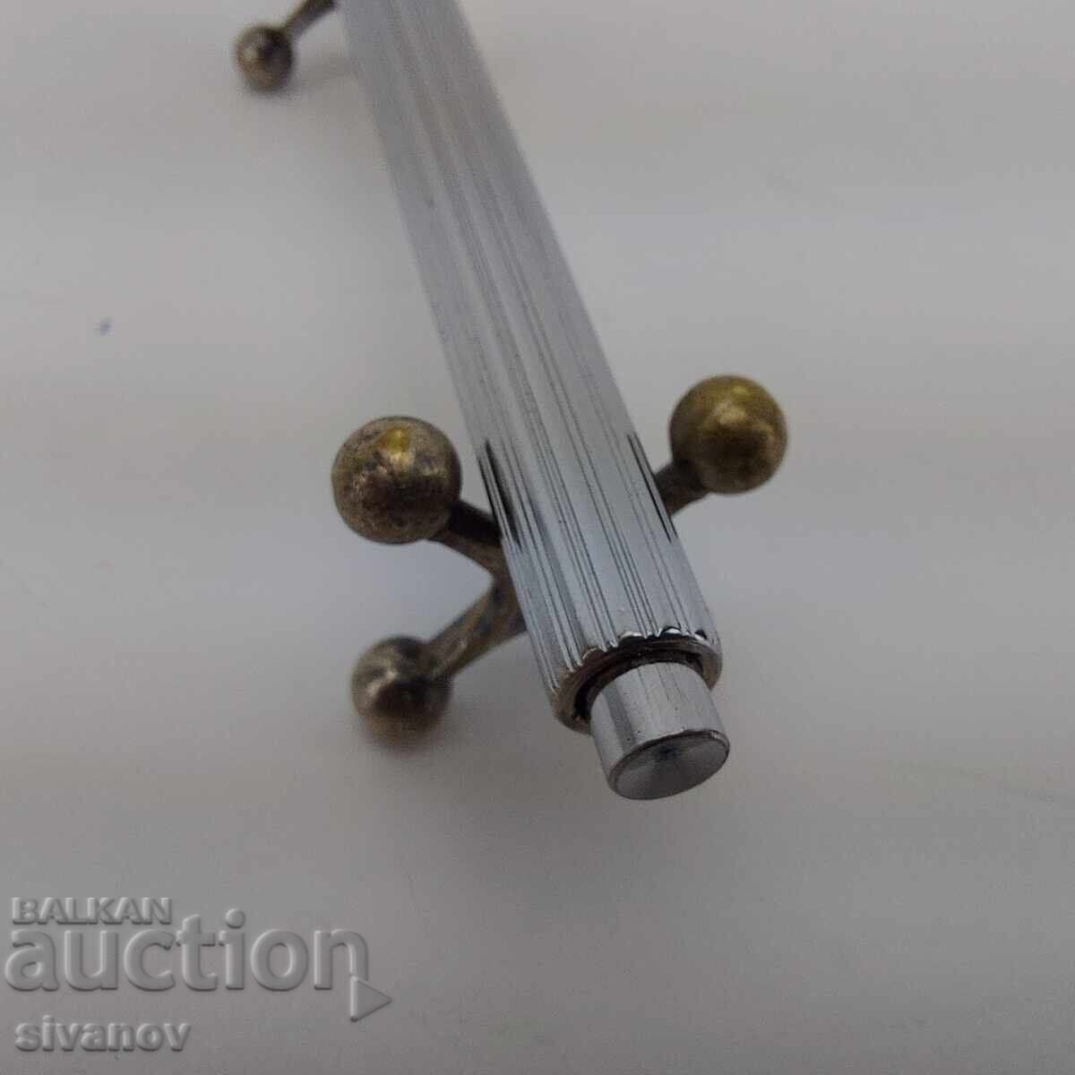 Livrarea Stilou vechi INOXCROM albastru și cromat Spania #4722 Livrarea Stilou vechi INOXCROM albastru și cromat Spania #4722