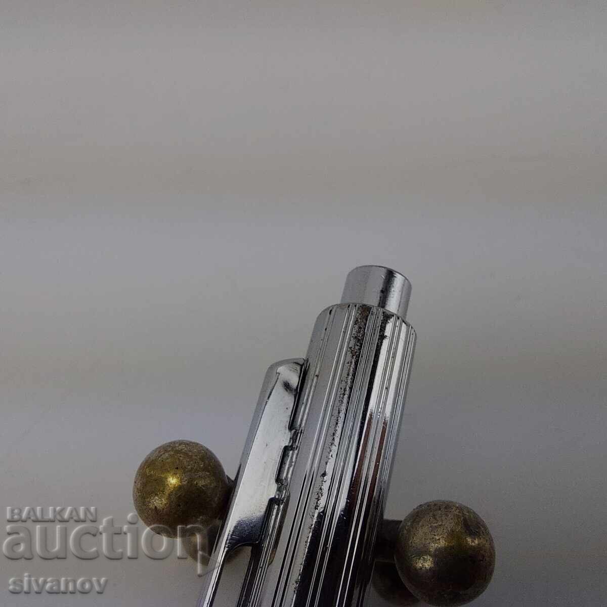 Stilou vechi INOXCROM albastru și cromat Spania #4722 - 5 Stilou vechi INOXCROM albastru și cromat Spania #4722 - 5