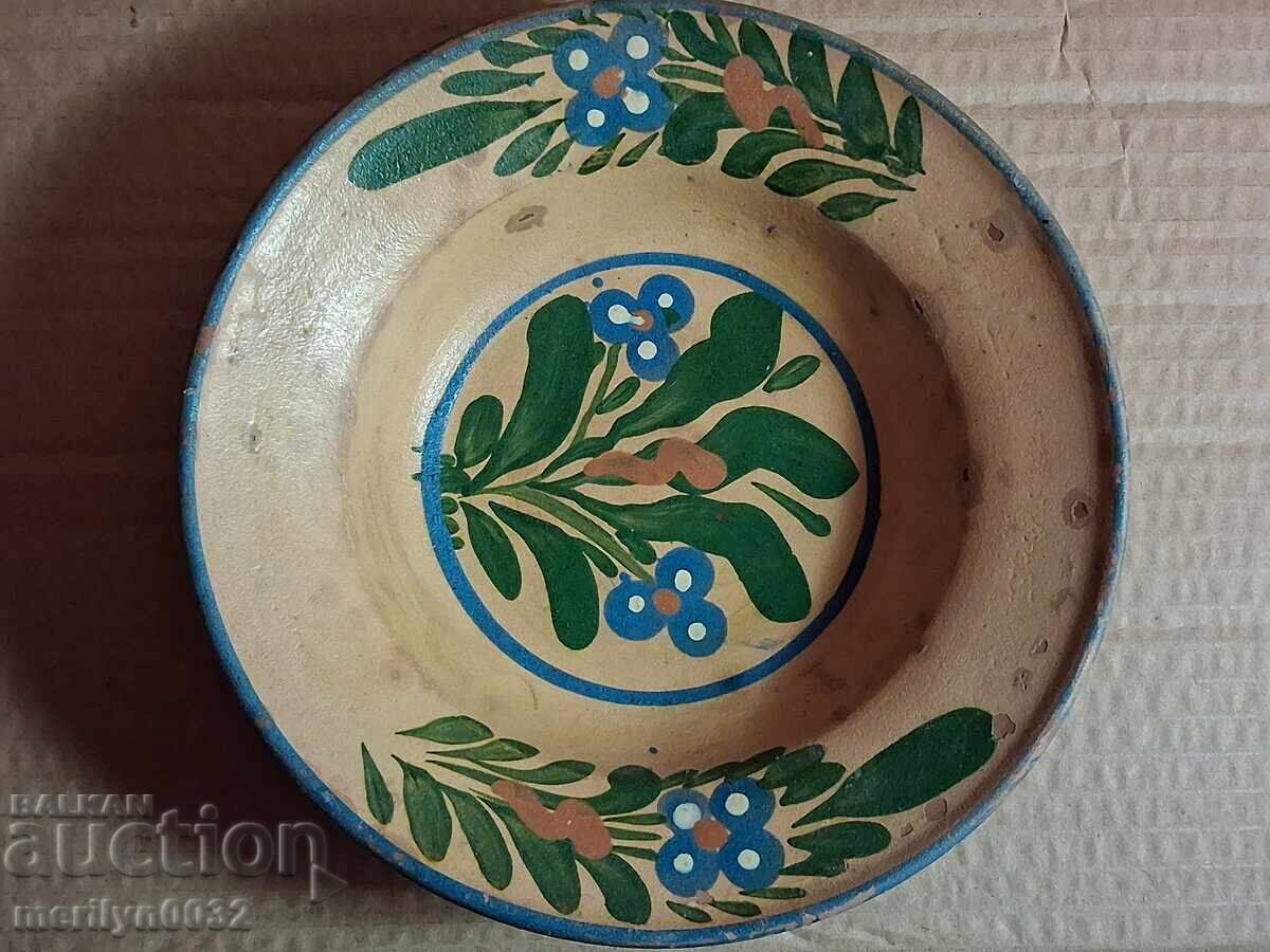 Old clay pot, pottery, plate