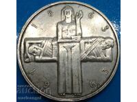 5 Francs 1963 Switzerland Jubilee "Red Cross" 15g Silver