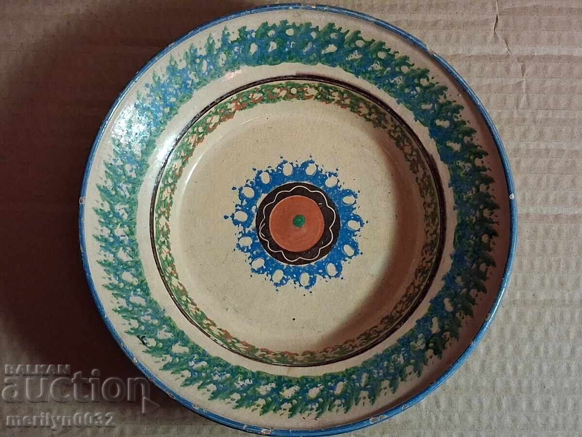 Παλιό πήλινο δοχείο, αγγεία, πιάτο - 6