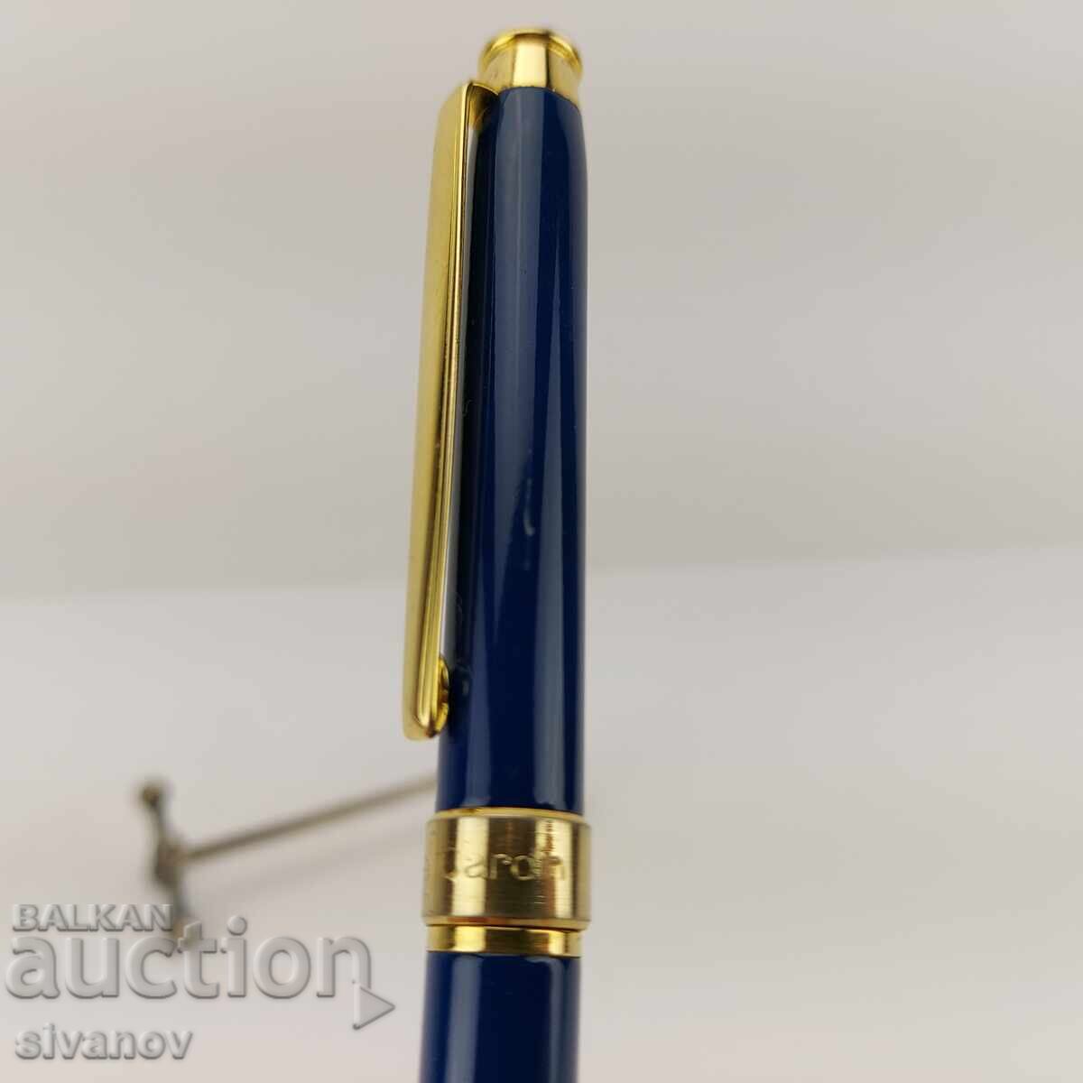 Delivery of Pierre Cardin Ballpoint Pen with Blue and Gold Finish #4723 Delivery of Pierre Cardin Ballpoint Pen with Blue and Gold Finish #4723